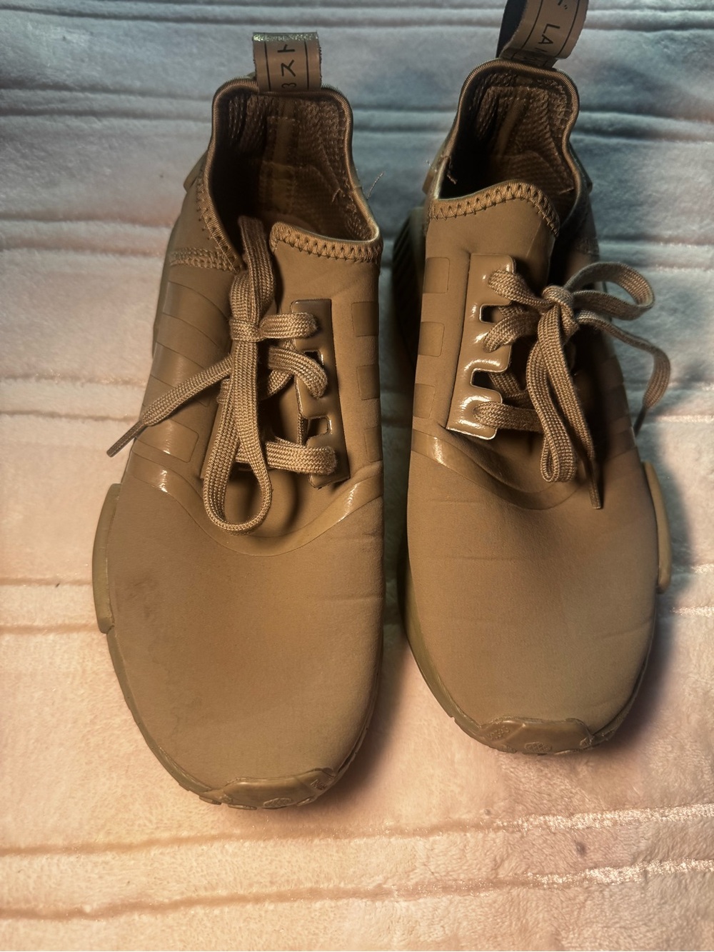 adidas Men's Olive Green Slip-On Lace Sneaker